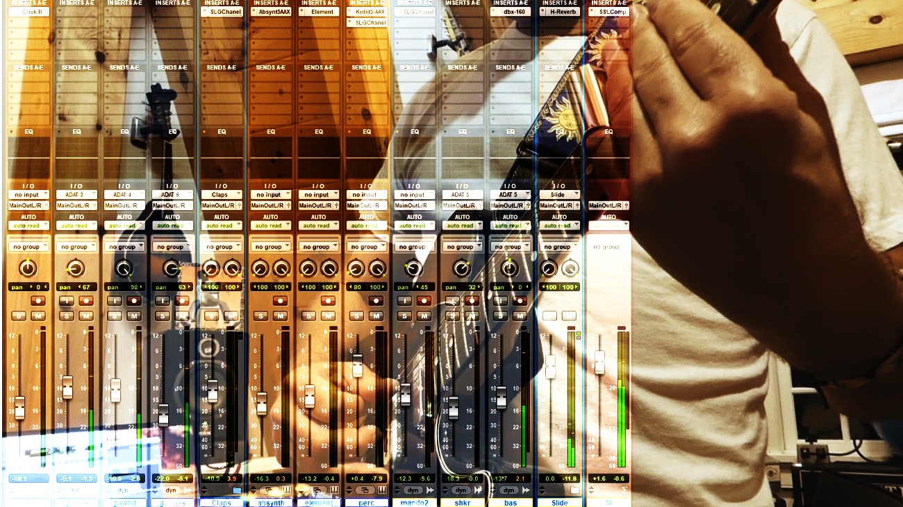daw guitar collage